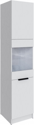 Шкаф Мадрид (0,5) с 3 фасадами, Белый