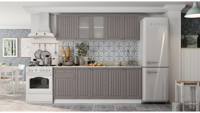 Кухня МДФ Хозяюшка 2000, Фисташка