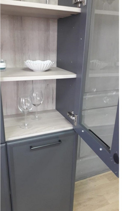 Шкаф книжный Аурелио 8, антрацит