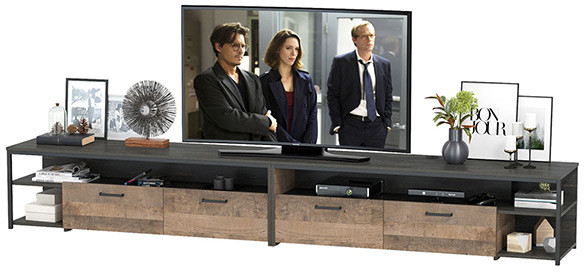 Трувор 13.70 Тумба под ТВ + 13.70 Тумба под ТВ, дуб гранж песочный/интра