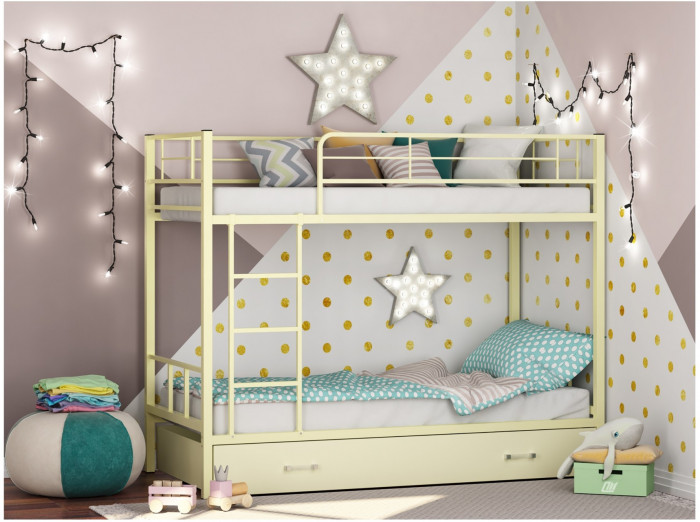 Двухъярусная кровать Севилья 2Я (Серый, Венге)