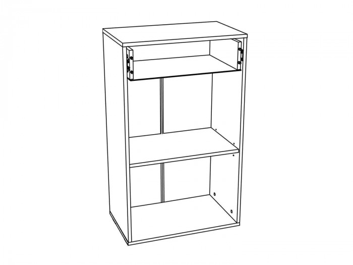 НМ 040.65 ЛВ Тумба для обуви Livorno /дуб бунратти / софт графит