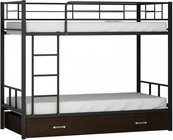 Двухъярусная кровать Севилья 2Я (Серый, Дуб молочный)