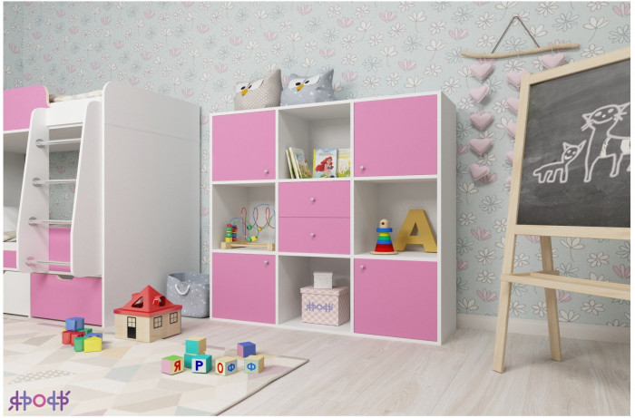 Стеллаж Джери (Дуб молочный/Венге)