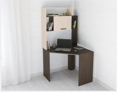 Компьютерный стол Квартет-12 венге/дуб молочный