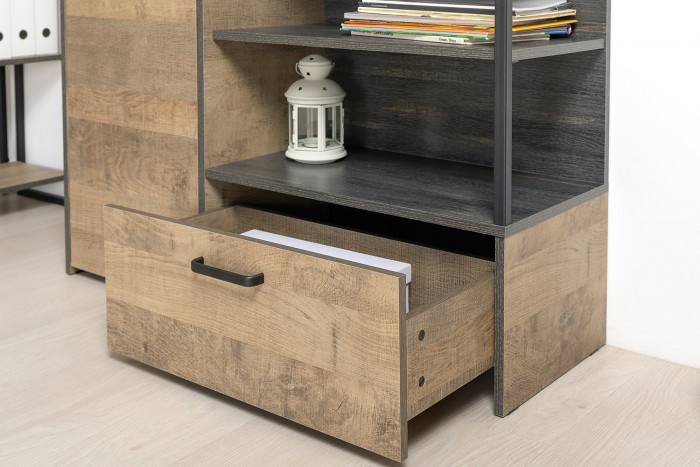 Трувор Гостиная 005, дуб гранж песочный/интра