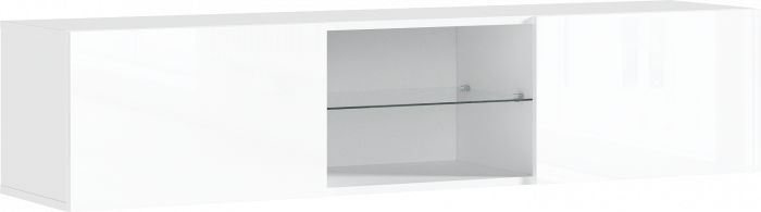 Норд Модульная Гостиная, вариант №1, Белый глянец/Белый