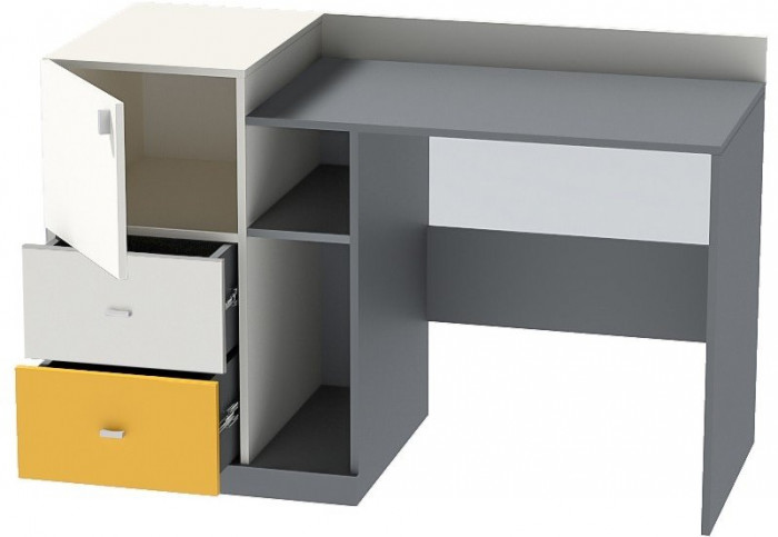 Клео СТ-1 Стол (Графит/Миндаль/Океан)