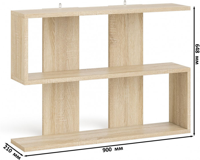 Мори компьютерный стол МС-1 правый + Комод МК1200.10 + Полка 900, дуб сонома/белый
