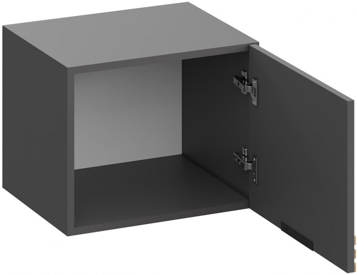 Антресоль Нао АН-4011, Графит/Графит, Дуб Вотан