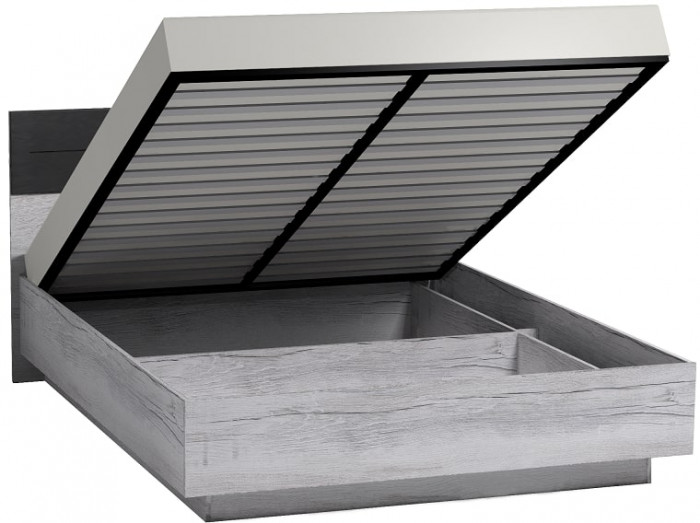 Кровать с подъемным механизмом Нео 307 Люкс 160х200, дуб шавиниган