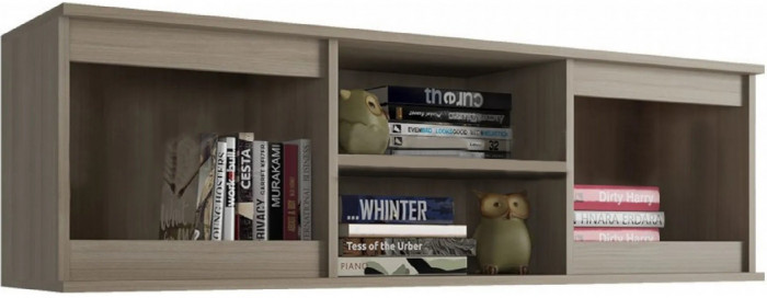 Челси Полка открытая (Антресоль) (Белый глянец, Белый)