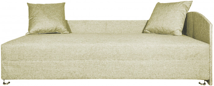 Диван-кровать Лофт Люкс Плюш с подсветкой, еврокнижка, 140х195, серый