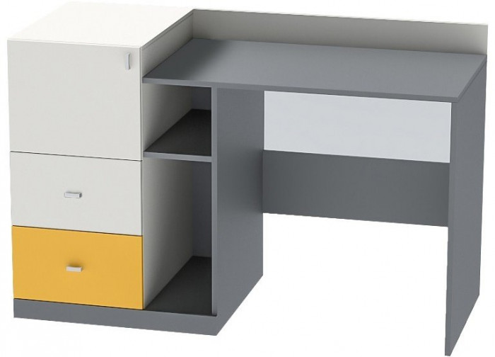 Модульная детская Клео набор 2 (Графит/Миндаль/Солнечный)