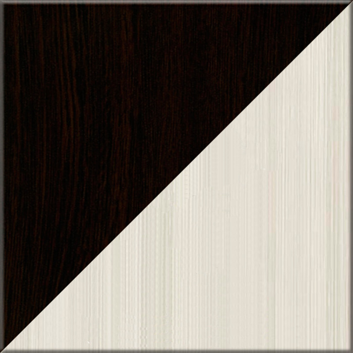 Две полки книжных С-МД-КН01, венге/дуб