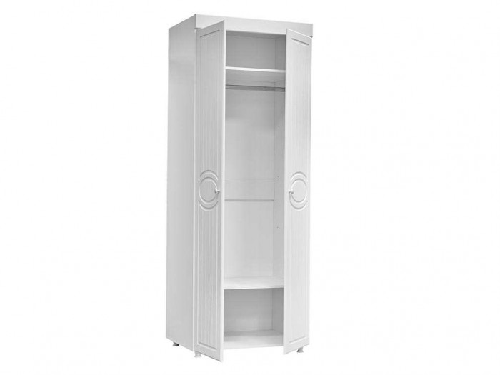 Спальня Монако-4 мягкая спинка белое дерево