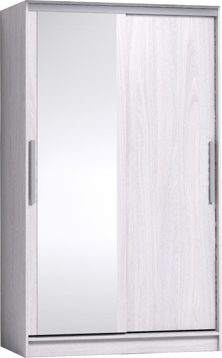 Шкаф-купе с зеркалом Strike 1200 Ясень Анкор светлый