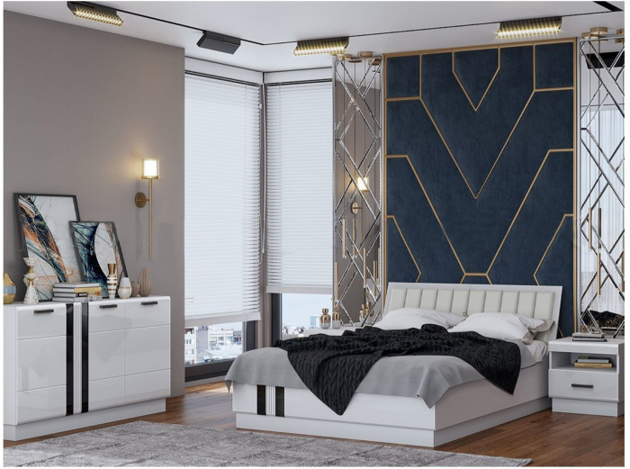 Модульная спальня Магнолия (Орех)