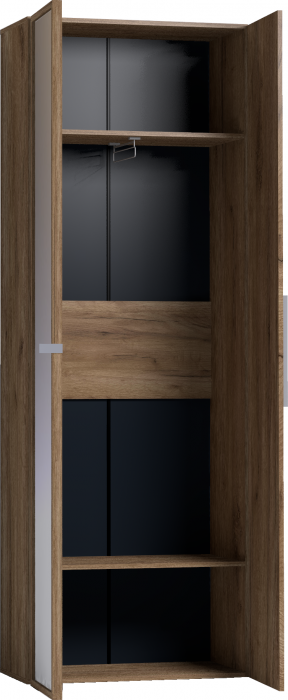 Шкаф для одежды с зеркалами Натуре 92, дуб табачный