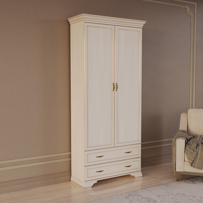 Шкаф распашной двухдверный Сиена