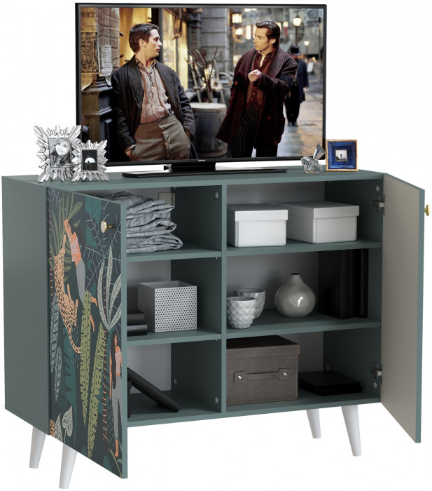 Либера Комод-тумба 16.230.01, пасифай/белый