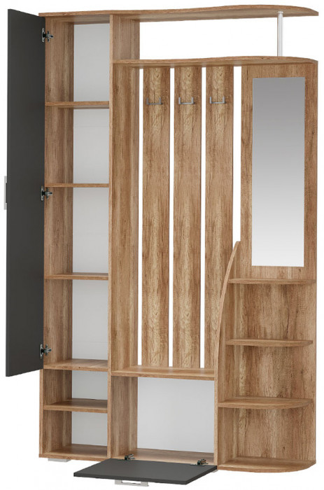 Прихожая "Агата" ПР-03 дуб каньон/графит