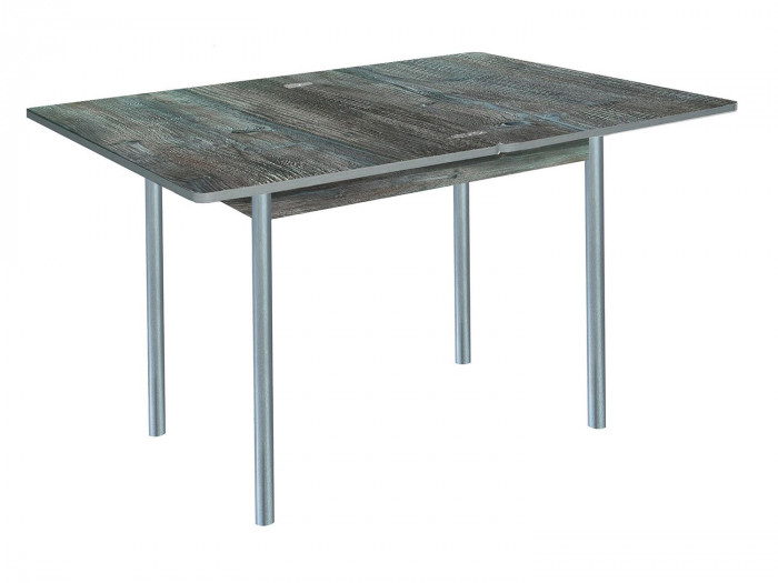 Симпл стол обеденный раскладной / сосна пасадена/металлик