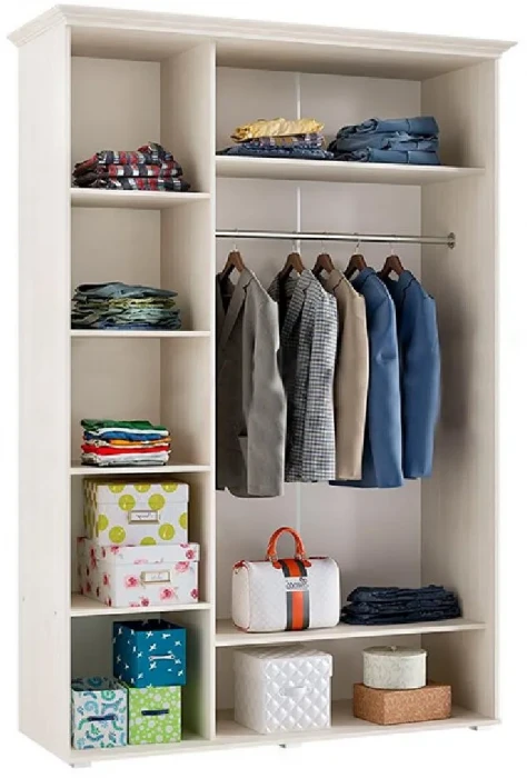 Престиж 2 Шкаф 3-х с зеркалом Сандал светлый