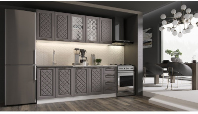 Кухня МДФ Агава 2000, Трюфель