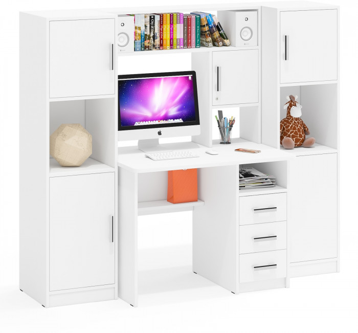 С-МД-СК9 Компоновка № 02, белый шагрень