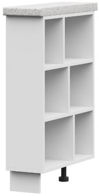 ШНТ 200 корпус шкаф торцевой (0,2х0,82х0,554) б/ст белый