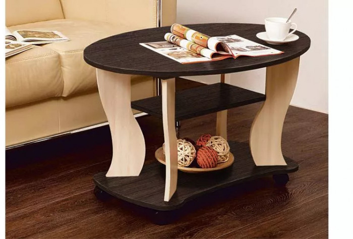 Стол журнальный Сатурн - М05 венге/дуб