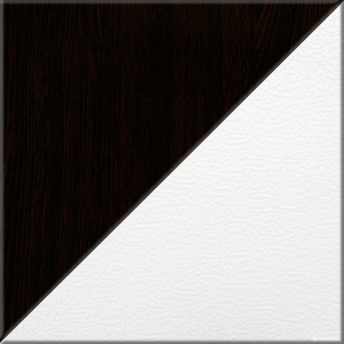 Два стола письменных С-МД-1-09, цвет венге/белый шагрень, ШхГхВ 210х57х75 см., НЕ универсальная сборка