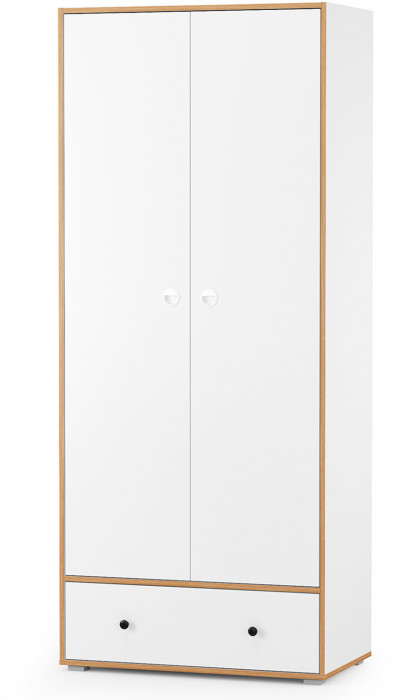 Вуди Компоновка № 27, белый премиум/дуб крафт золотой