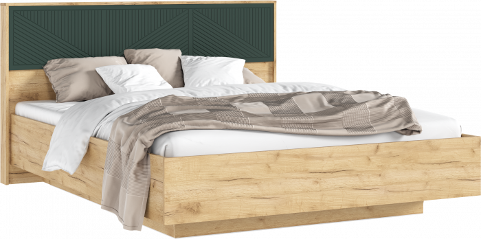 Сильвия Спальня, Браш Мени Грин/Дуб крафт